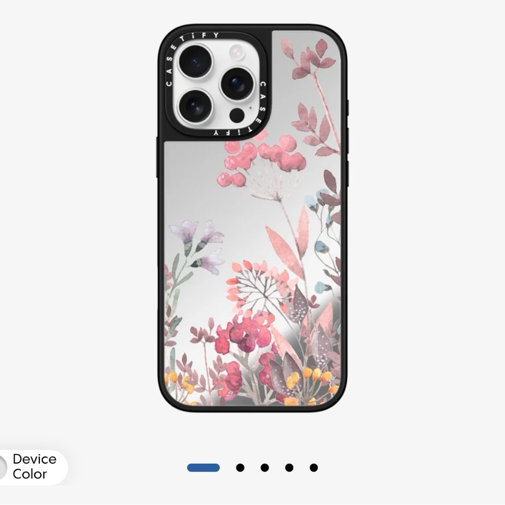 Casetify Floral Phone Case - Pink and Purple